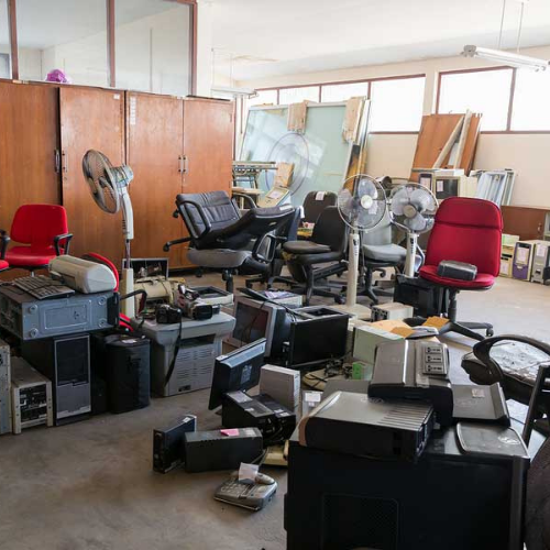 Office items removed